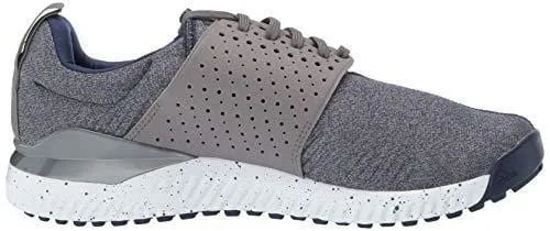 adidas Men's Adicross Bounce Golf Shoe, Dark Blue/Grey Four/Iron Metallic, 12.5 M US