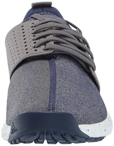 adidas Men's Adicross Bounce Golf Shoe, Dark Blue/Grey Four/Iron Metallic, 12.5 M US