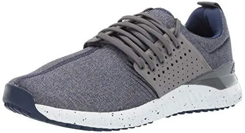 adidas Men's Adicross Bounce Golf Shoe, Dark Blue/Grey Four/Iron Metallic, 12.5 M US