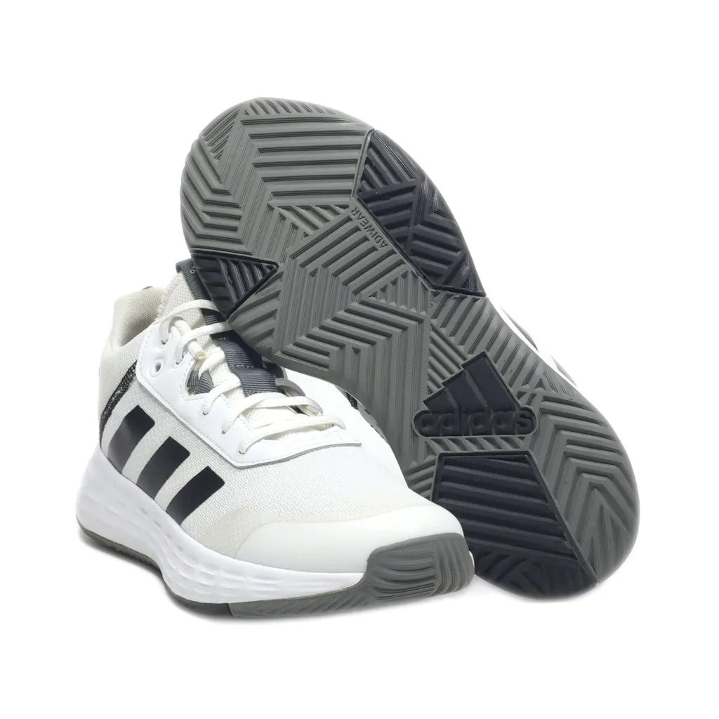 Adidas Ownthegame 2.0 Sport Shoes Fabric White Colour For Men
