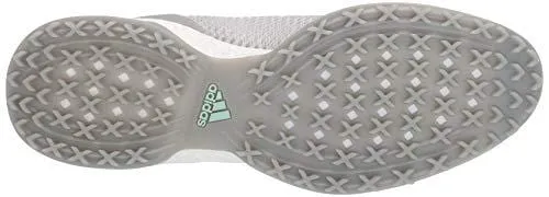 adidas Womens FORGEFIBER BOA Golf Shoe Grey Two/FTWR White/Silver Metallic 7.5 M US