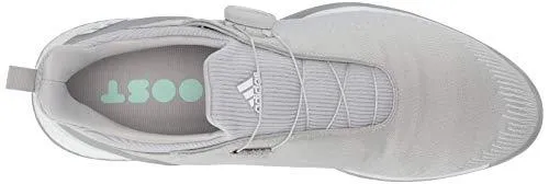adidas Womens FORGEFIBER BOA Golf Shoe Grey Two/FTWR White/Silver Metallic 7.5 M US