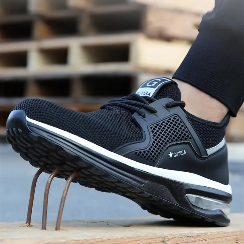 Air cushion safety shoes - comfort &amp; protection