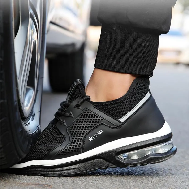 Air cushion safety shoes - comfort &amp; protection