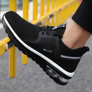 Air cushion safety shoes - comfort &amp; protection