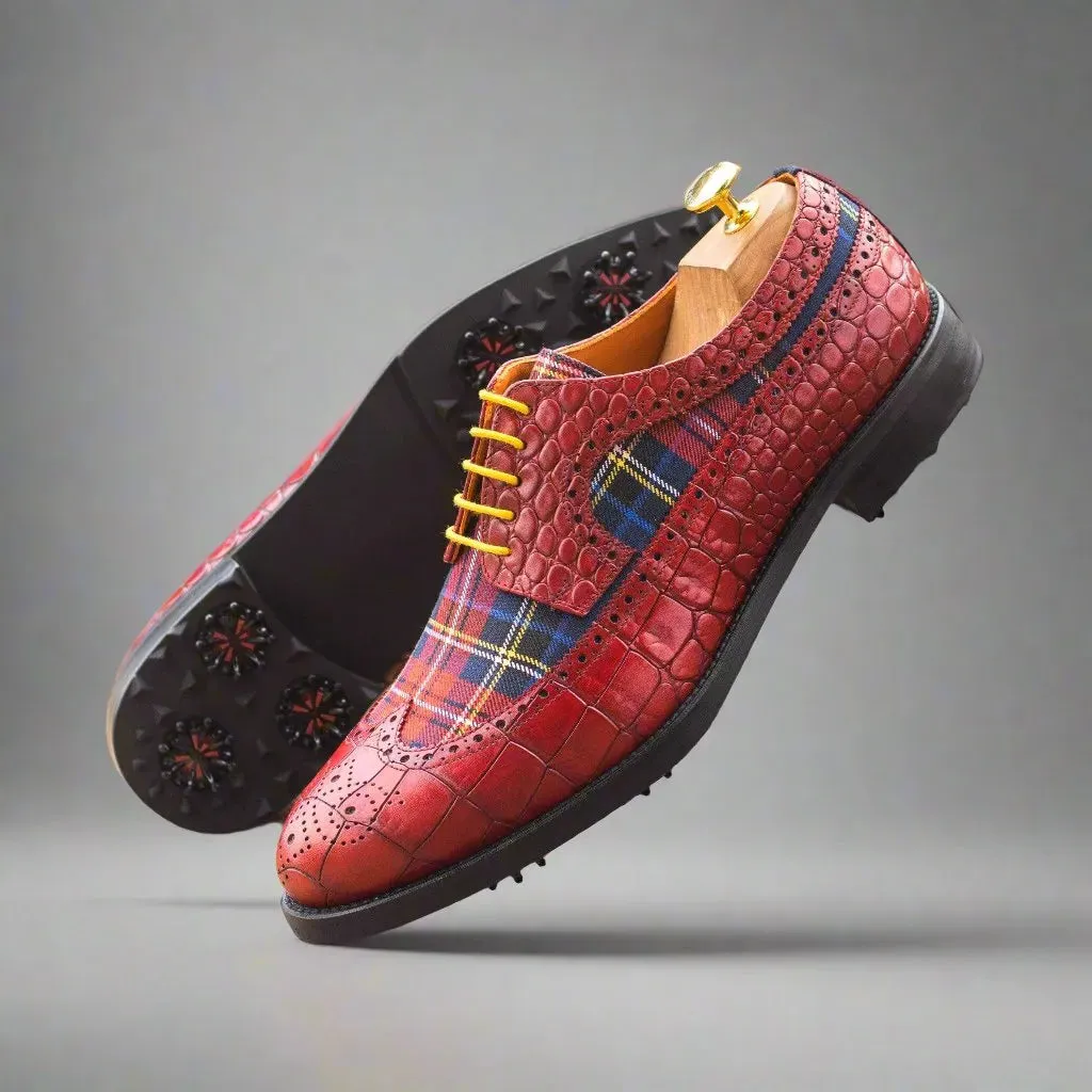 Aldorado Longwing Blucher Golf Shoes