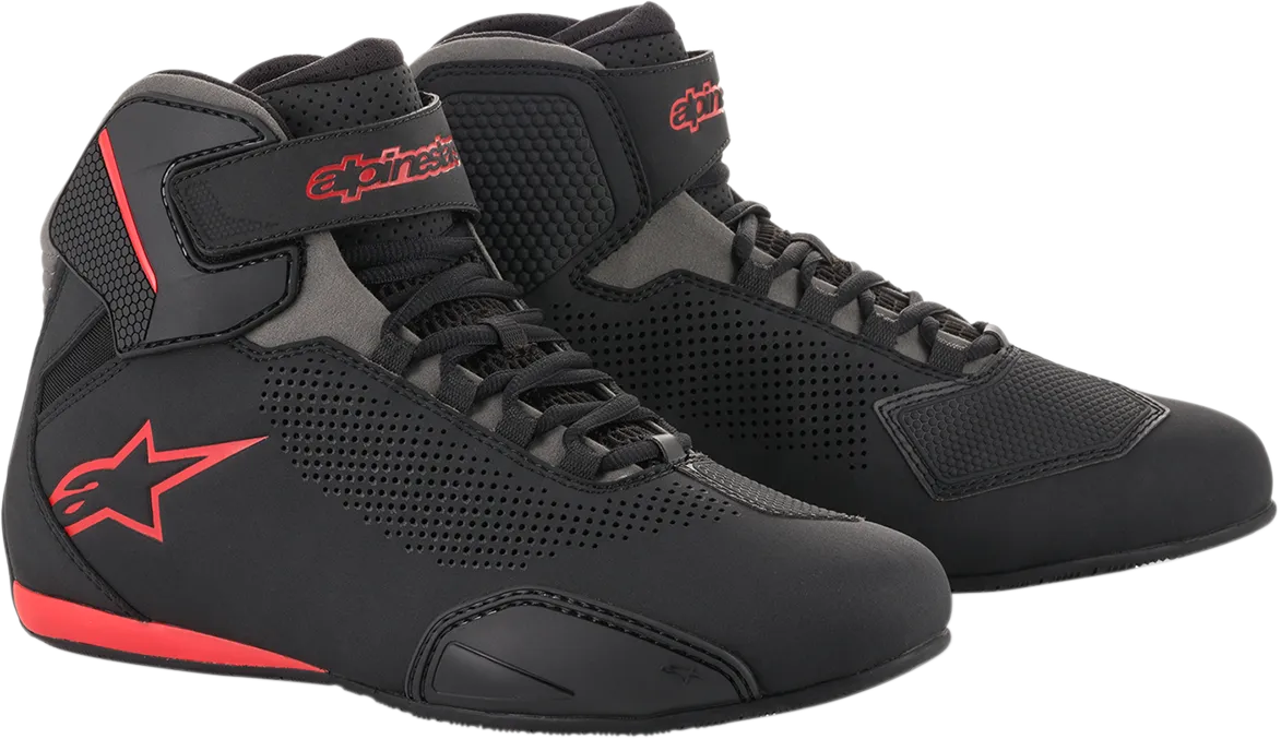 ALPINESTARS Sektor Vented Shoes - Black/Gray/Red - US 6.5 251561813165