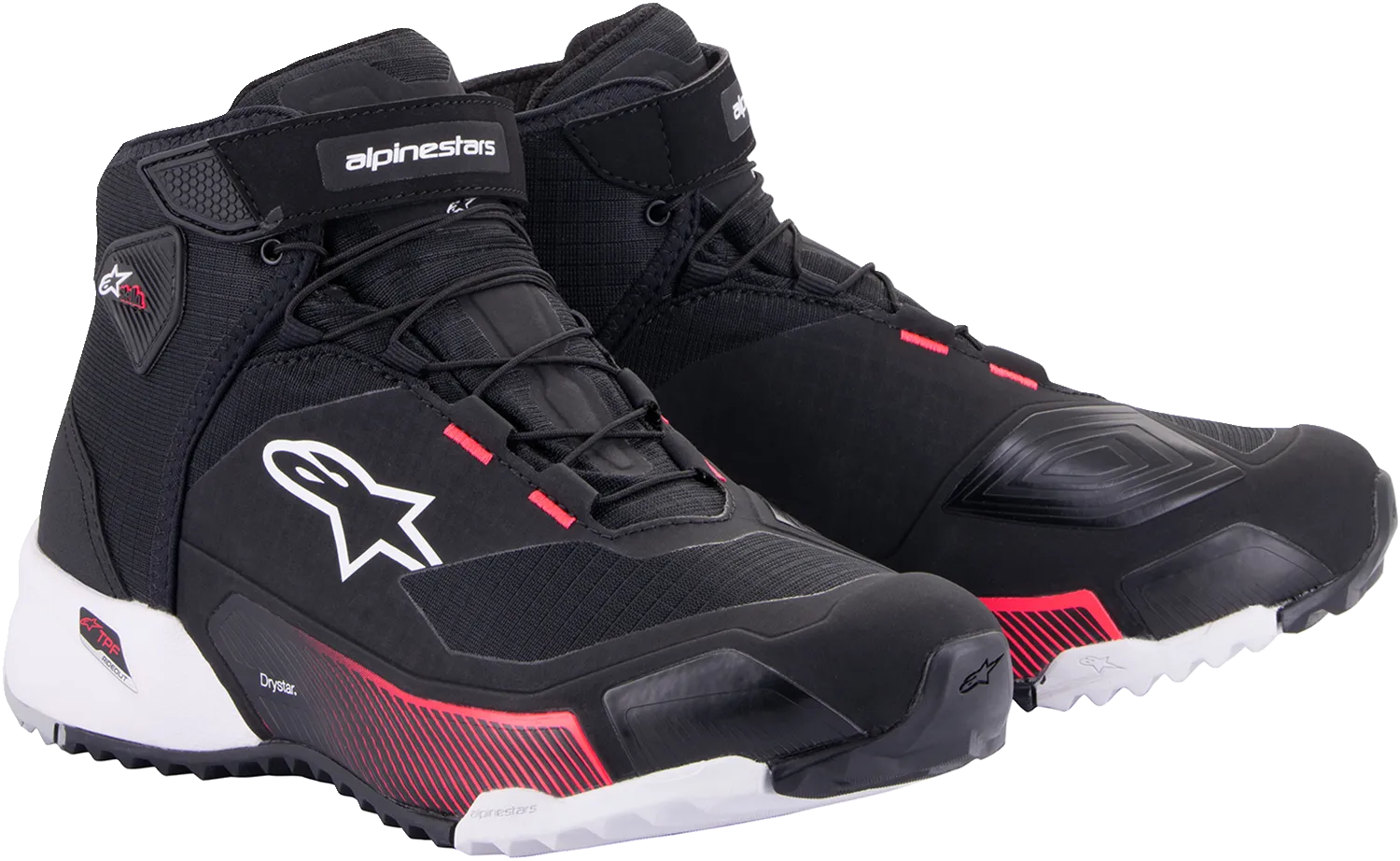 ALPINESTARS Stella CR-X Drystar Shoes - Black/White/Pink - US 5 261152318325