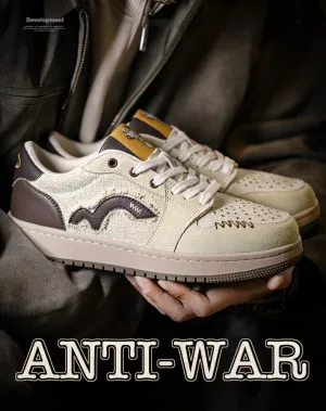 American Retro End Of War Themed Thick-Soled Sports Men's Casual Shoes