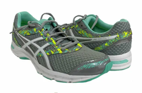 Asics Women's Gel Excite 4 Running Athletic Shoes Gray Mint Size 11.5