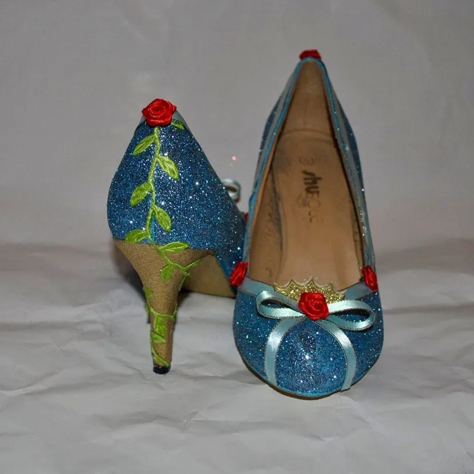 Aurora Wedding Shoes | Sleeping Beauty Princess Bridal Shoes
