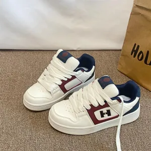 binfenxie  -  Spring Autumn Fashion Casual Sneakers for Women New Designer White Designer Platform Shoes Female Lace Sports Shoes Ladies