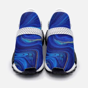Bleu marble Unisex Lightweight Custom shoes
