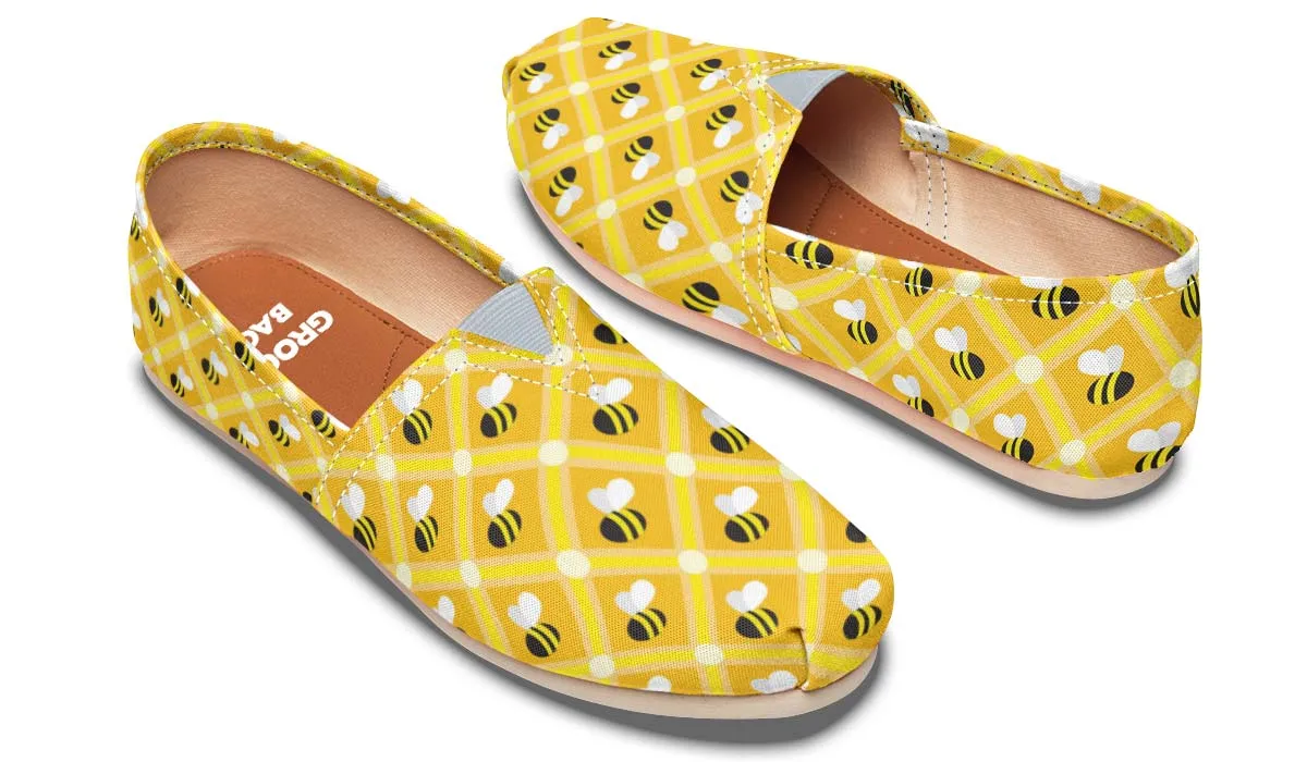 Bumblebee Pattern Casual Shoes