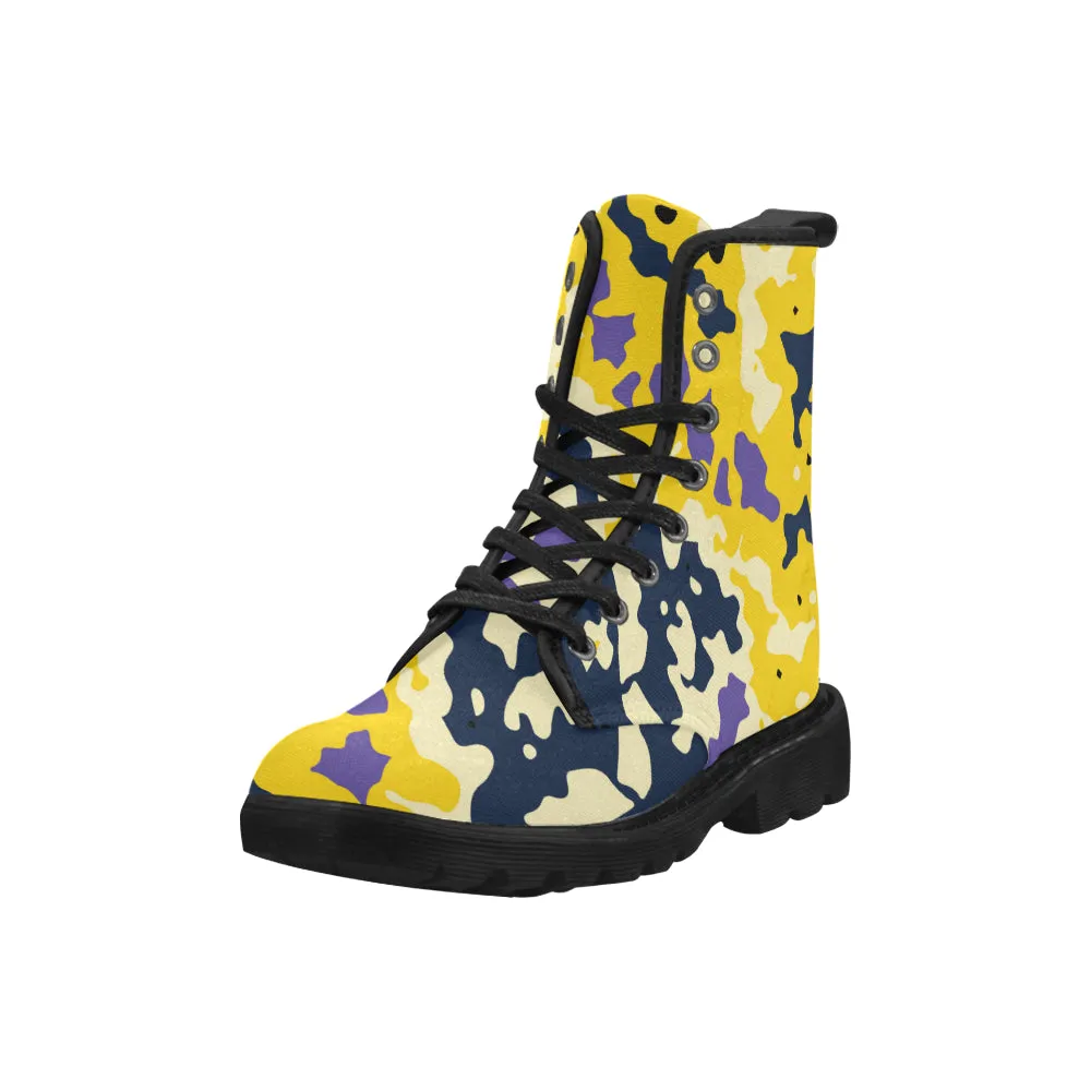 Buy Women's Camouflage Print Canvas Boots at TFS