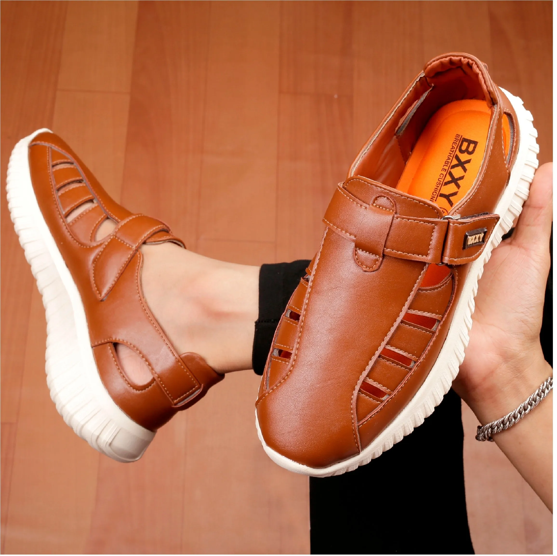 Bxxy's Trendiest Vegan Leather Roman Sandals