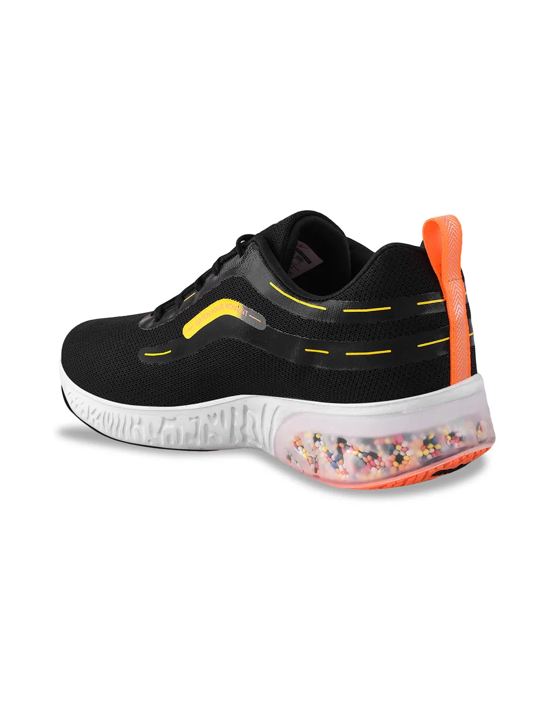 CAMP OPTIMA Black Men's Running Shoes