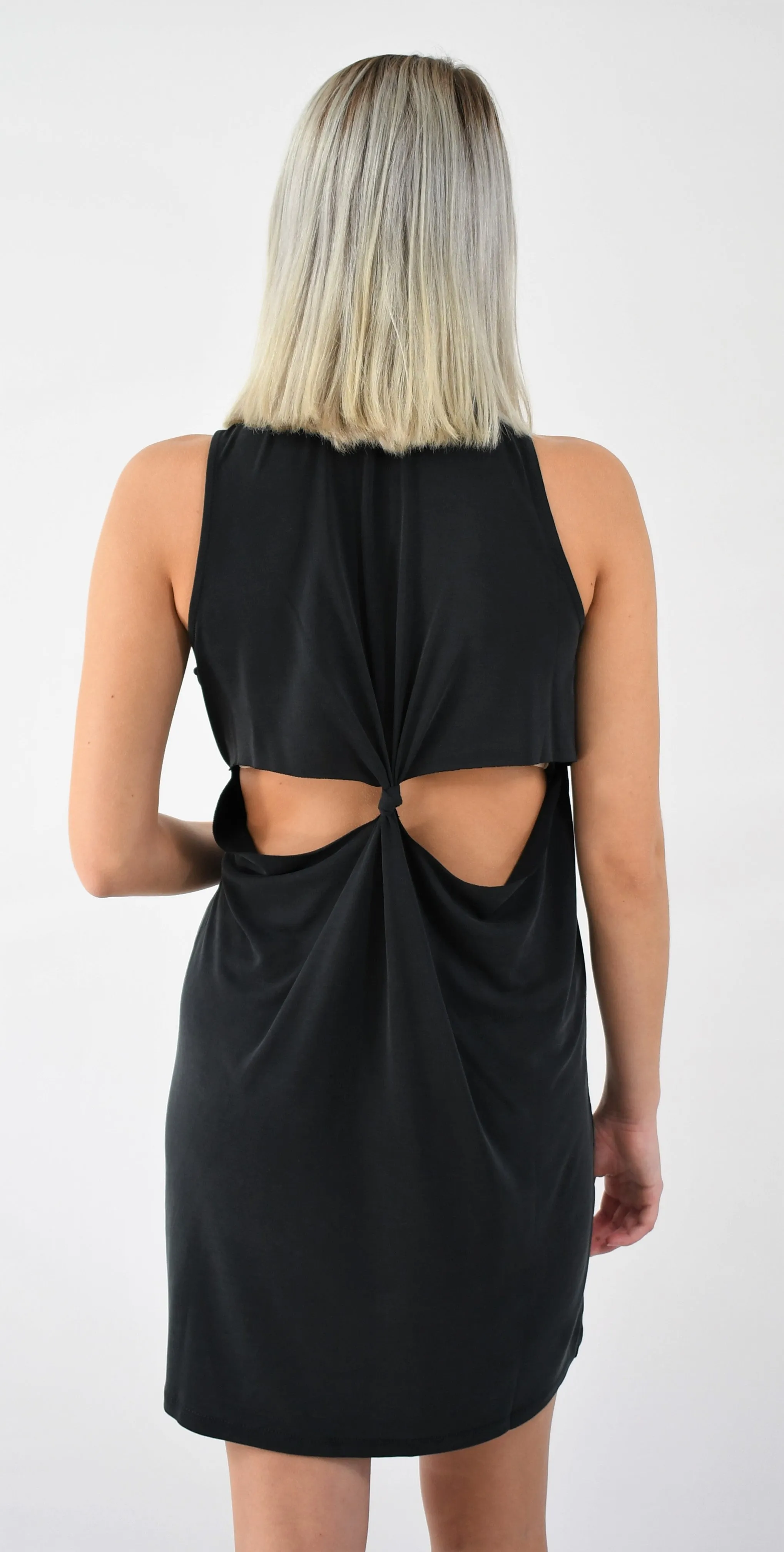 Casual Cut Back Dress