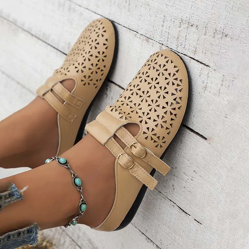 Casual Hollow Flat Shoes