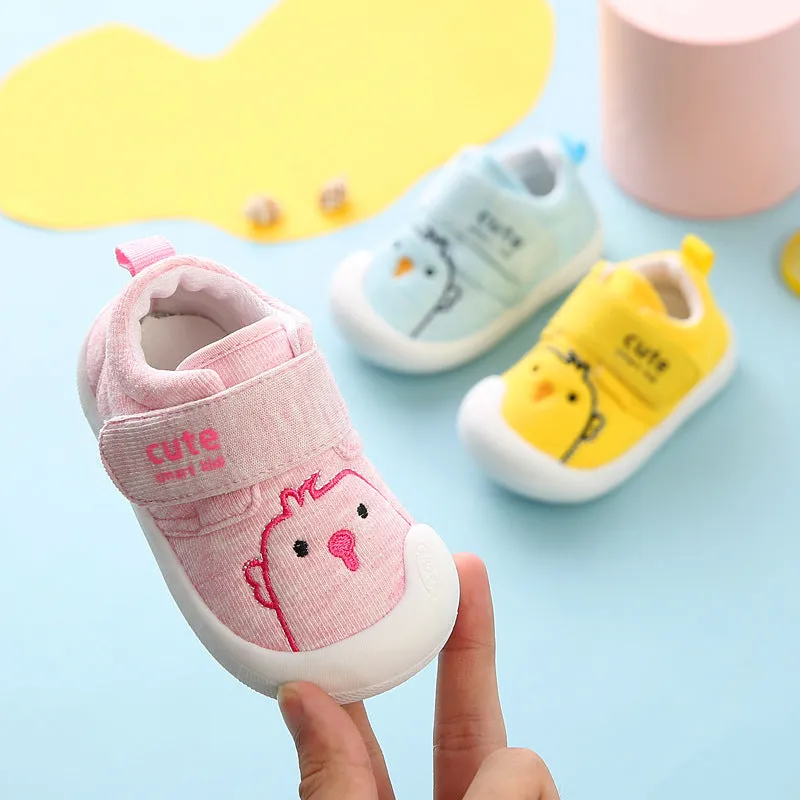 Children's indoor shoes antiskid girl's canvas