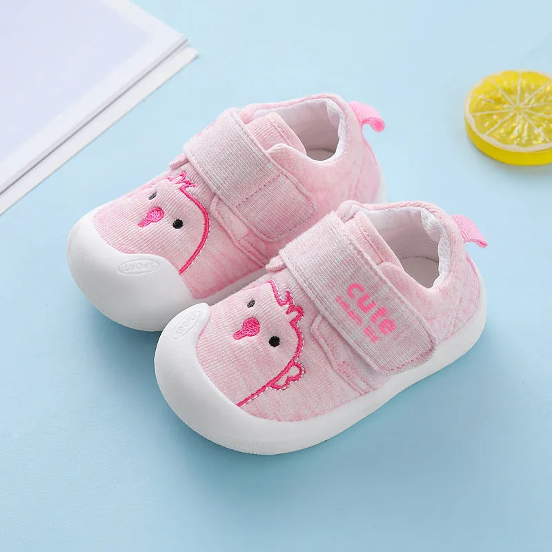 Children's indoor shoes antiskid girl's canvas