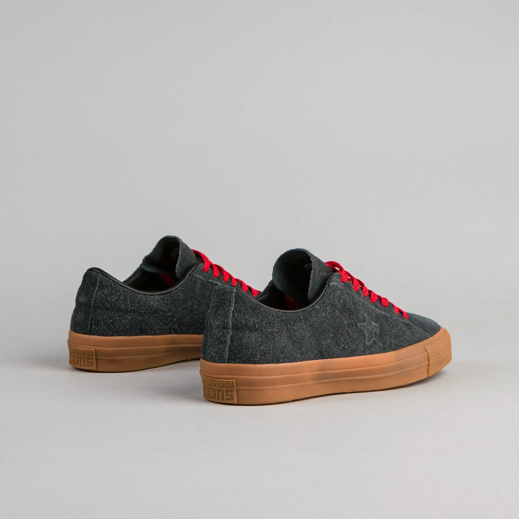 Converse One Star Pro Suede OX Shoes - Black / Casino / Gum