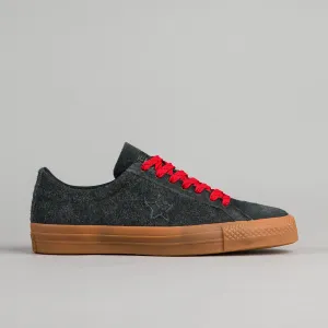 Converse One Star Pro Suede OX Shoes - Black / Casino / Gum