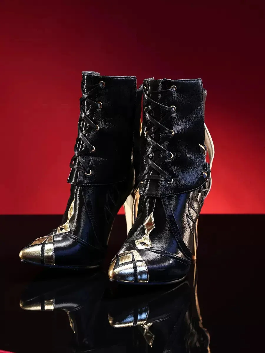 Cos Genshin Impact Anime Game Cosplay The Knave Arlecchino Boots