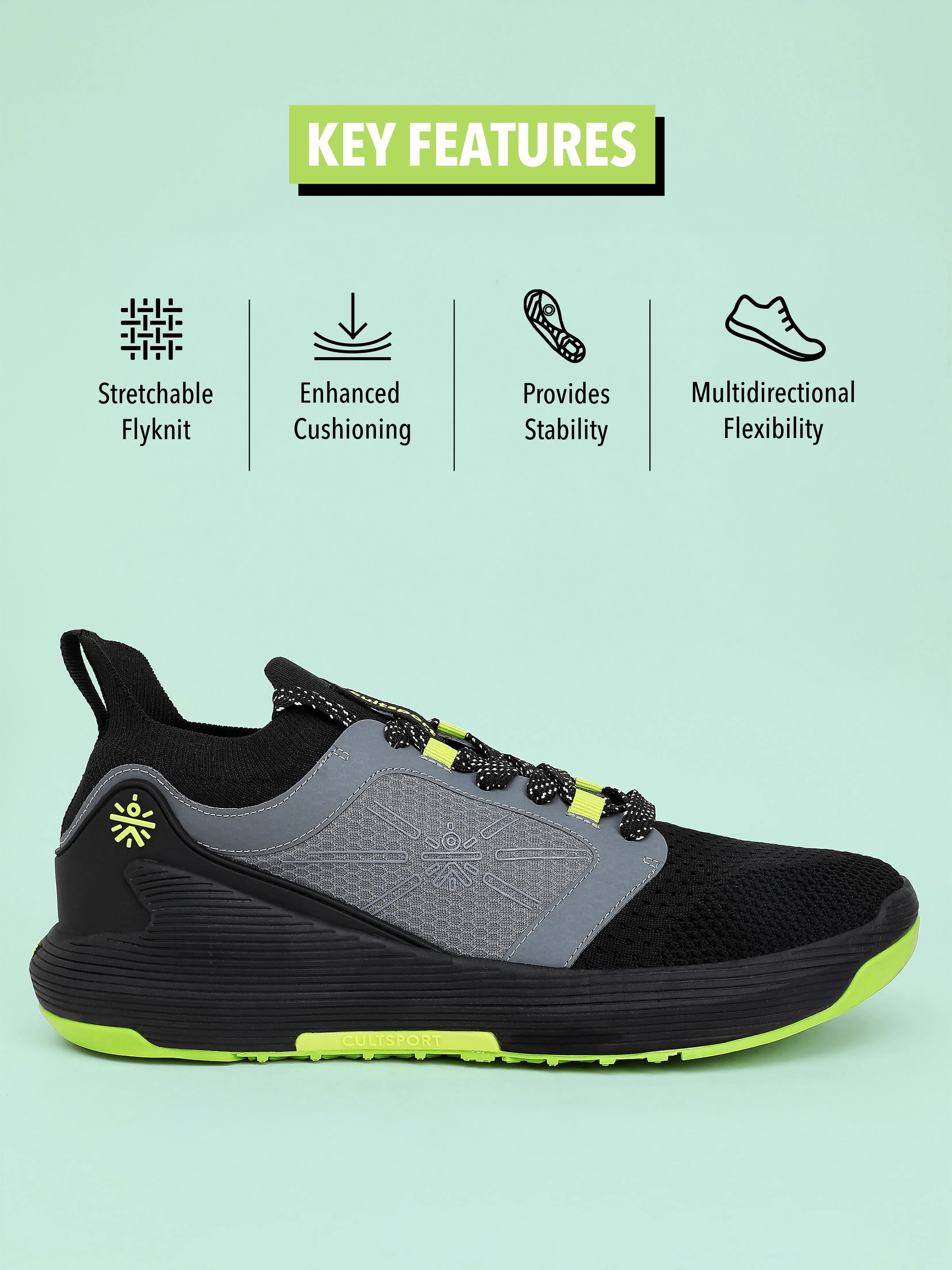 Crosstrain Men Training Shoes - Black