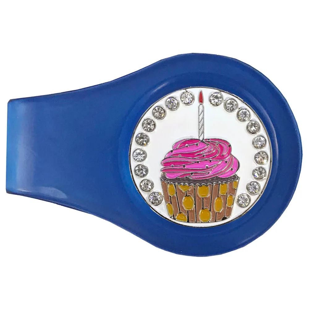 Cupcake Golf Ball Marker With Colored Clip