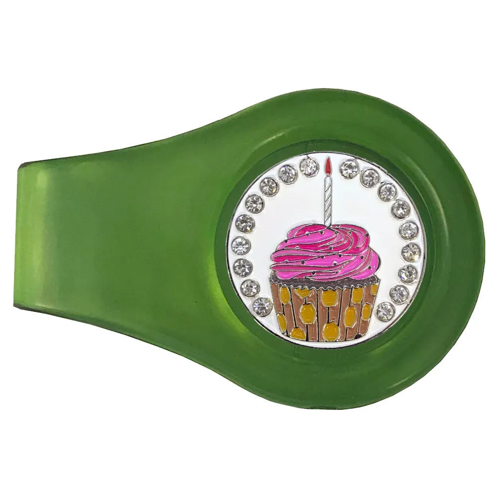 Cupcake Golf Ball Marker With Colored Clip