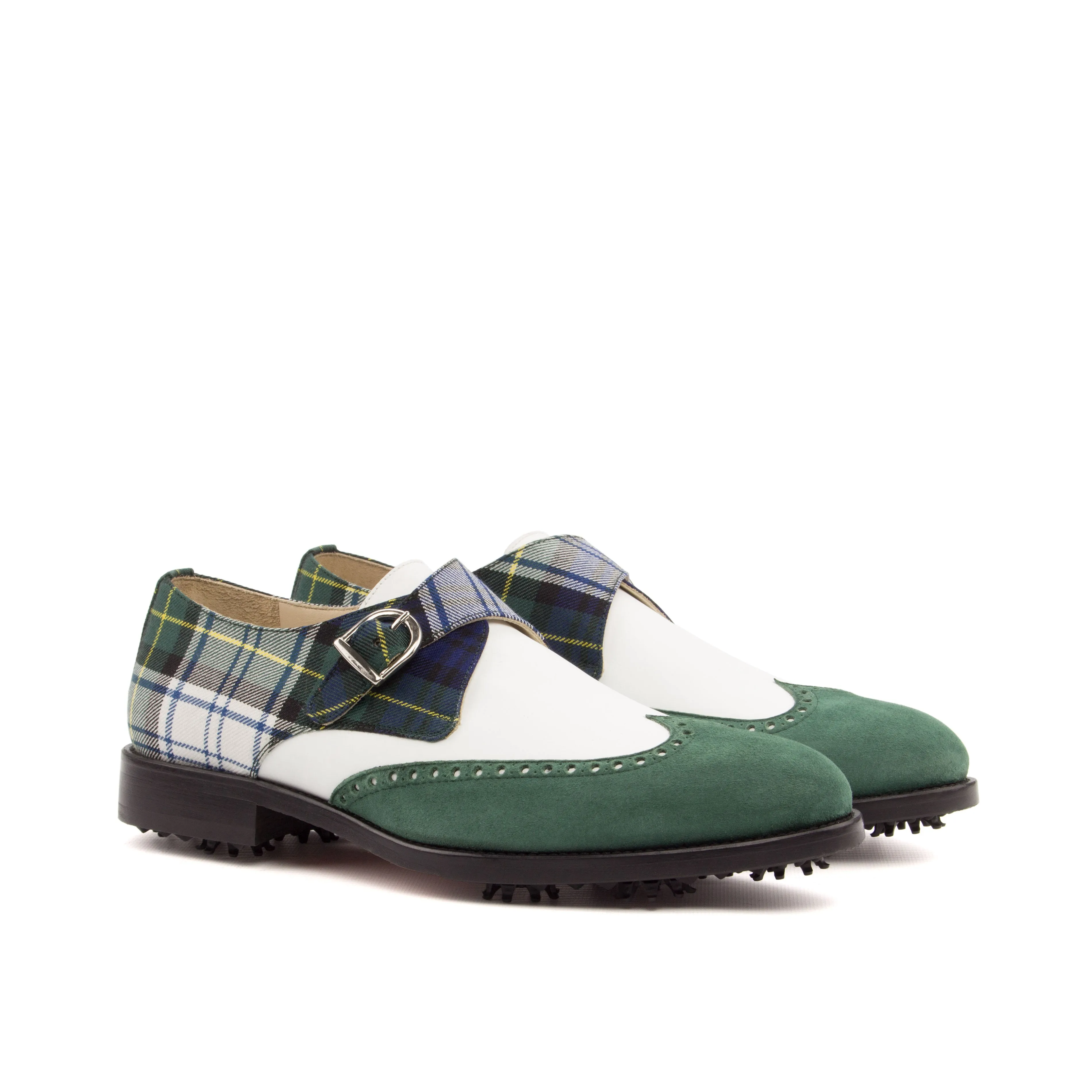 Customizable Single Monk Strap Golf Shoe