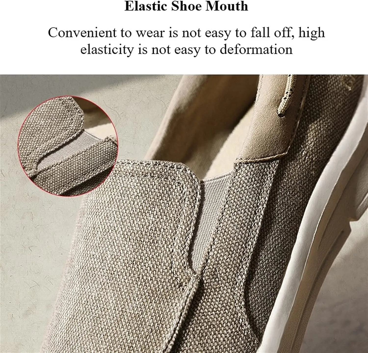 Cuzcare Men Orthopedic Loafers Breathable Canvas Shoes Lightweight Causal Comfortable Walking Shoes
