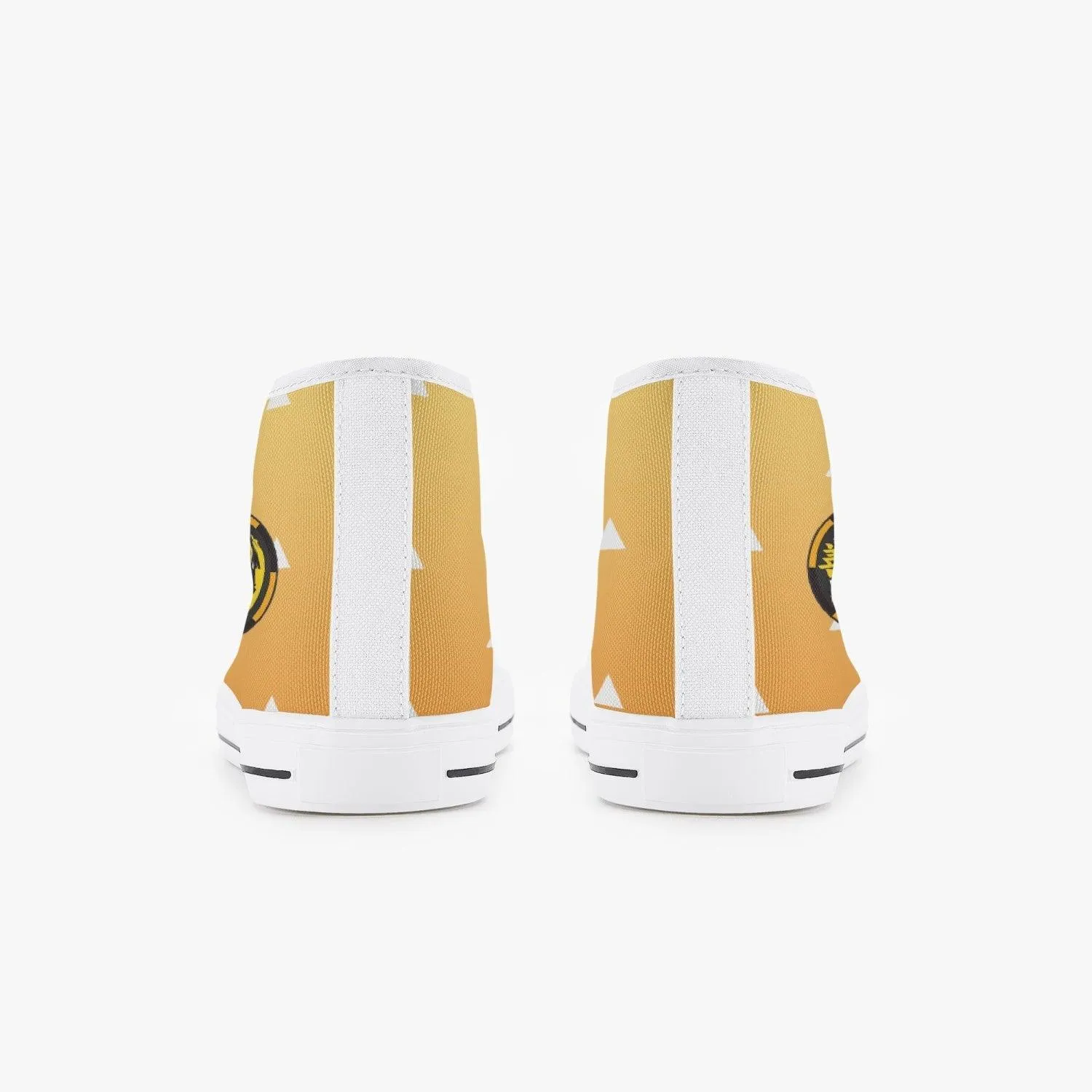 Demon Slayer Zenitsu Agatsuma Kid’s High-Top Canvas Anime Shoes