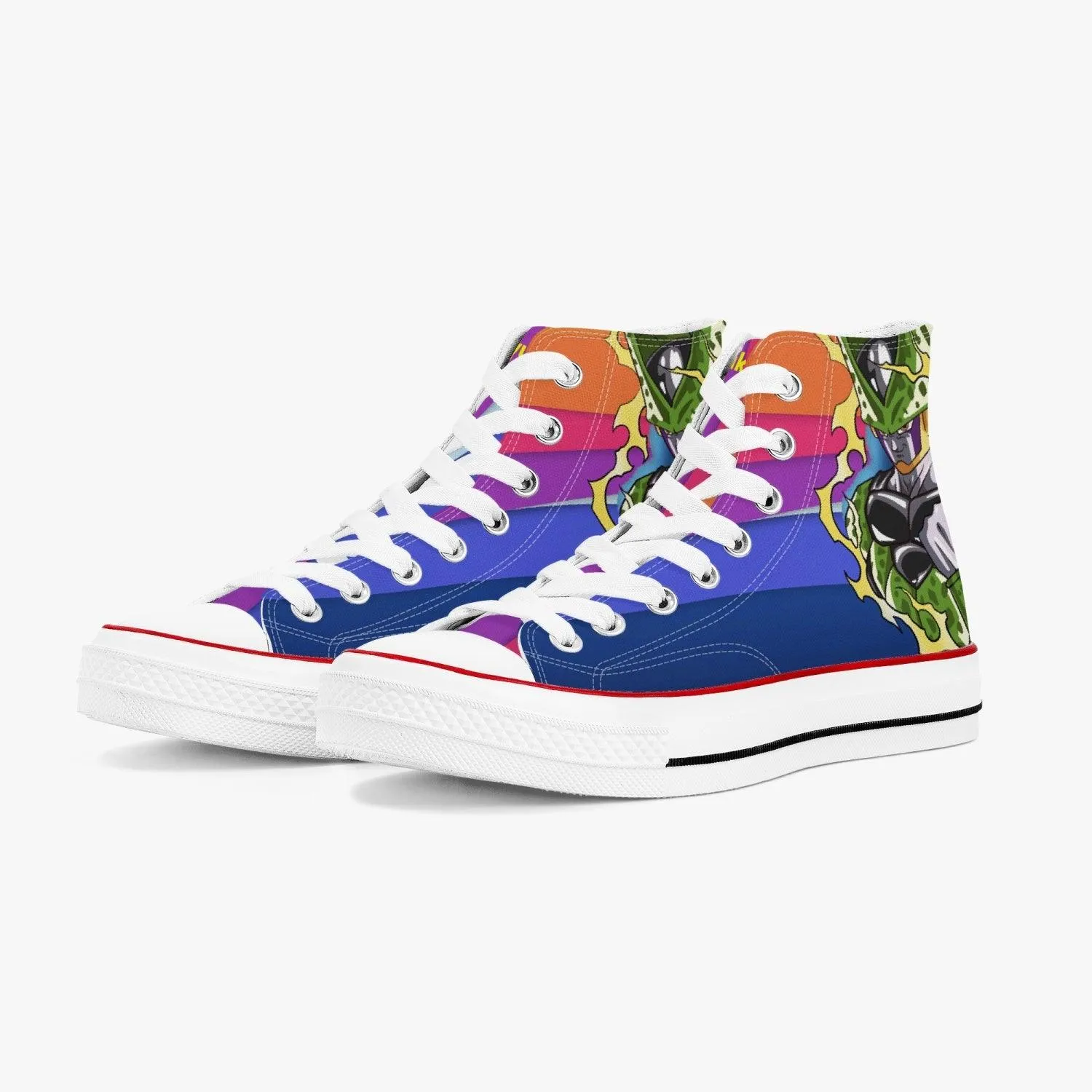 Dragon Ball Z Cell A-Star High White Anime Shoes