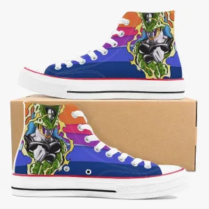 Dragon Ball Z Cell A-Star High White Anime Shoes