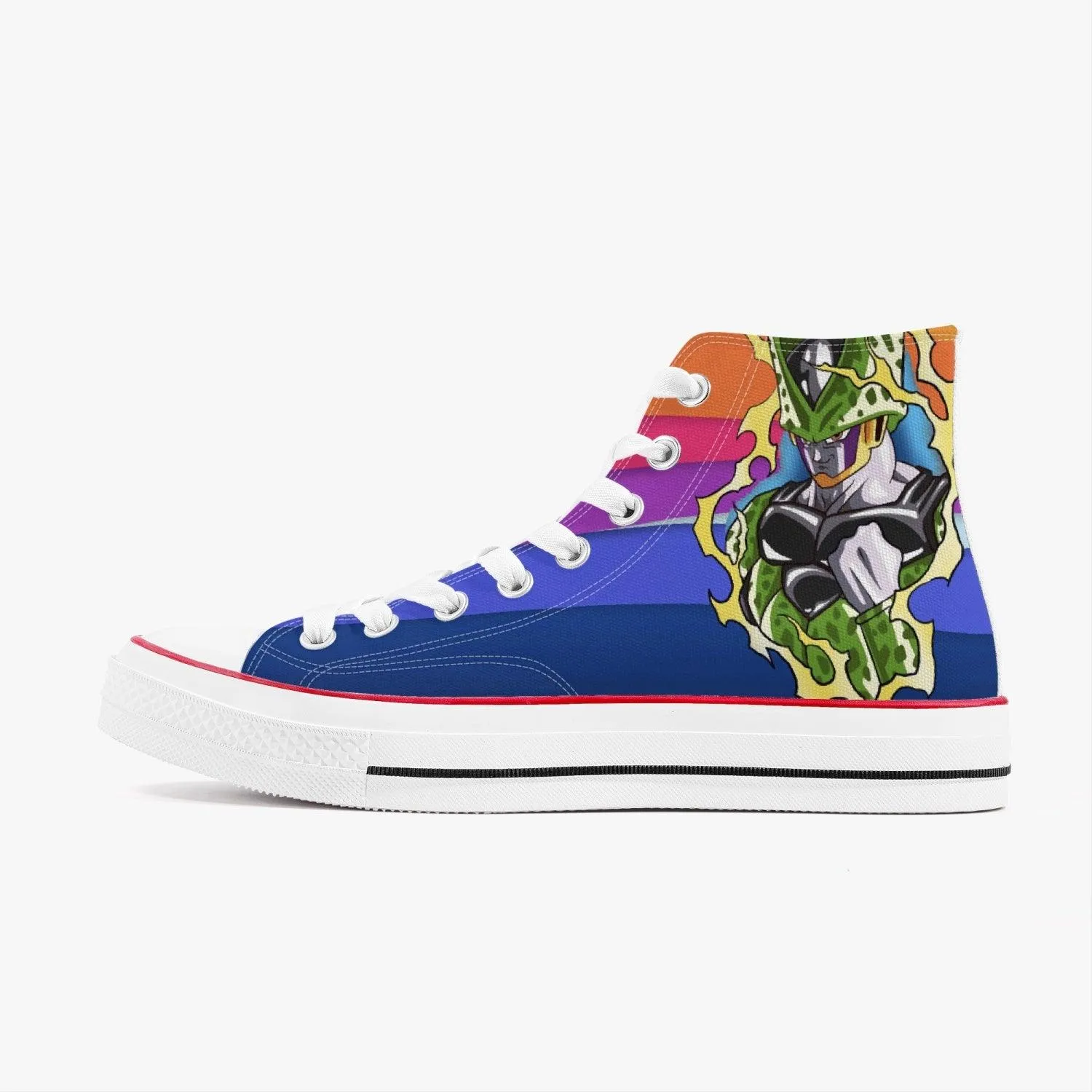 Dragon Ball Z Cell A-Star High White Anime Shoes