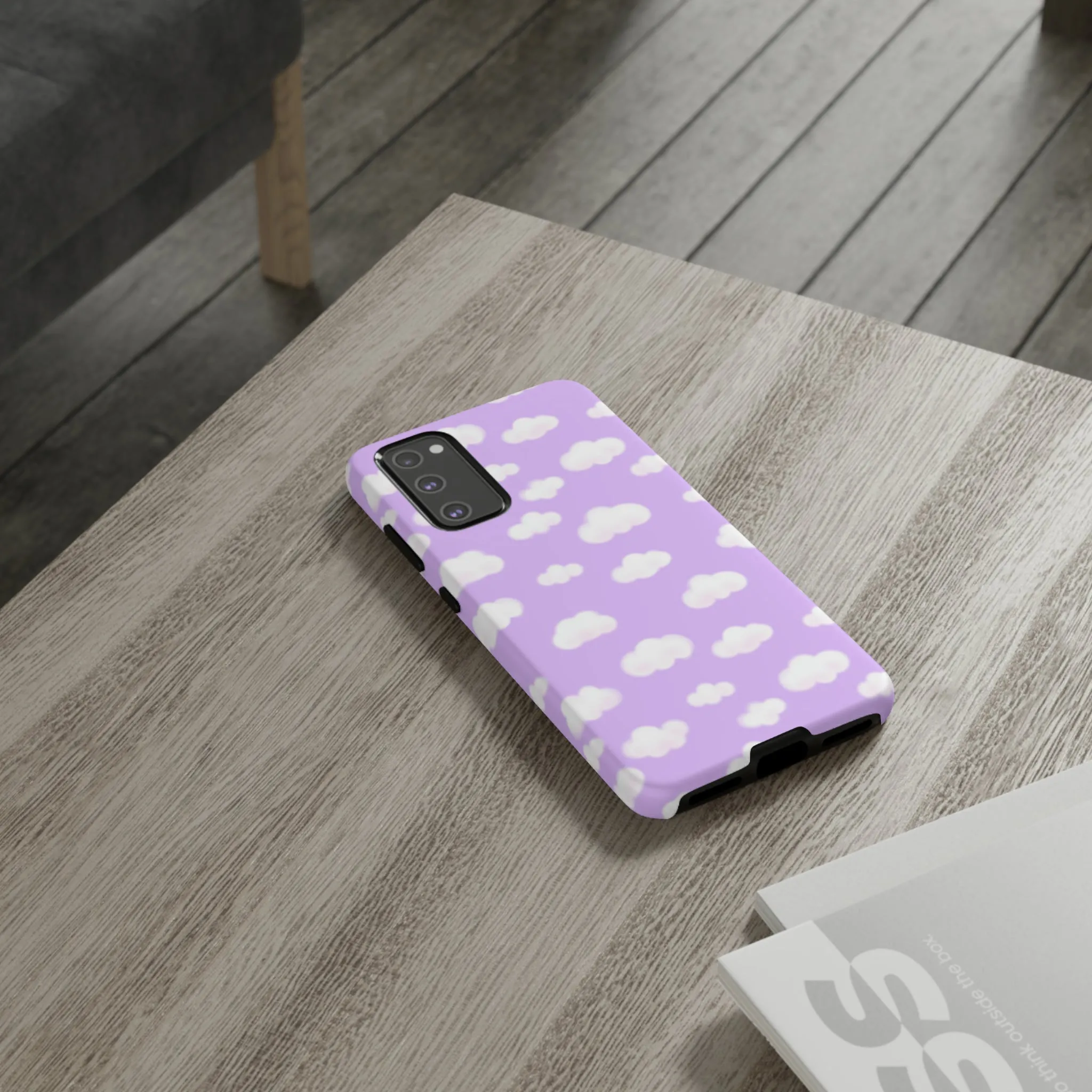Dreamy Clouds Tough Phone Case (Lilac)