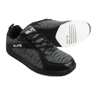 ELITE Youth Pinnacle Athletic Lace Up Bowling Shoes with Universal Sliding Soles for Right or Left Handed Bowlers