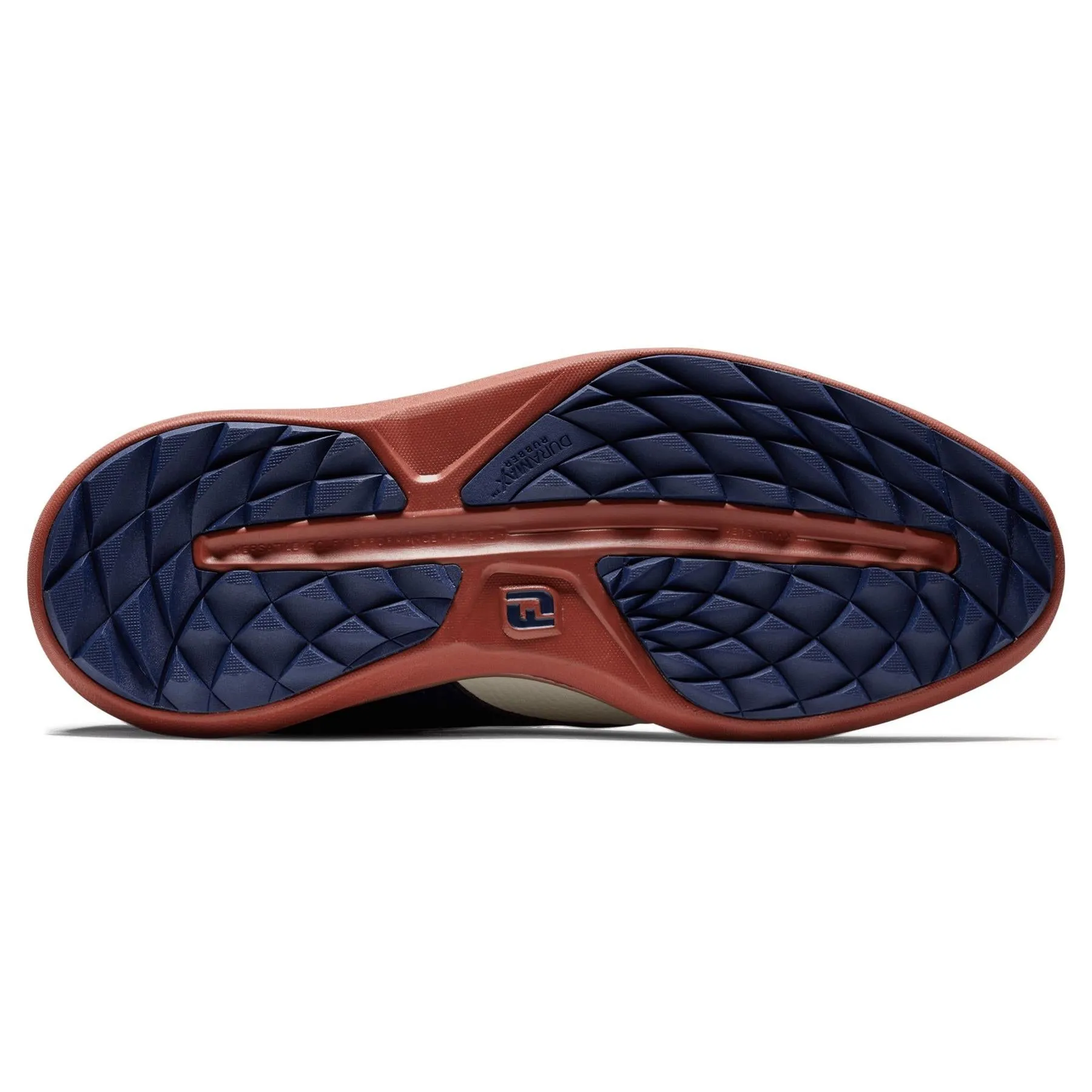 FJ Traditons Spikeless FJ Golf Shoes Tan/Navy/Red - AW24