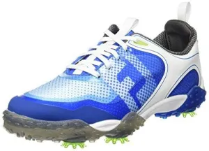 FootJoy Men's Freestyle Closeout Golf Shoes 57340 White/Electric Blue