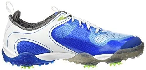 FootJoy Men's Freestyle Closeout Golf Shoes 57340 White/Electric Blue