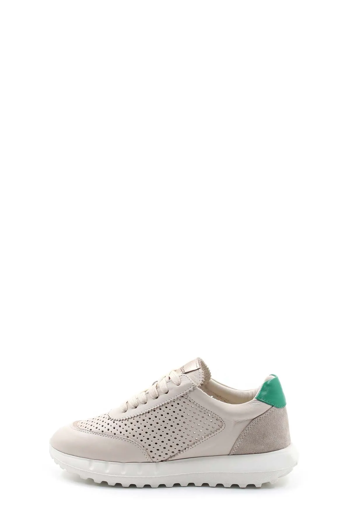 FST Genuine Leather Women's Casual Shoes 009ZA0329 Beige - IJmuiden