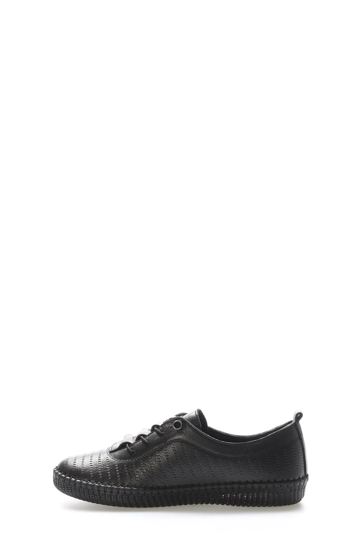 FST Genuine Leather Women's Casual Shoes 164ZA5028 Black - Worthing