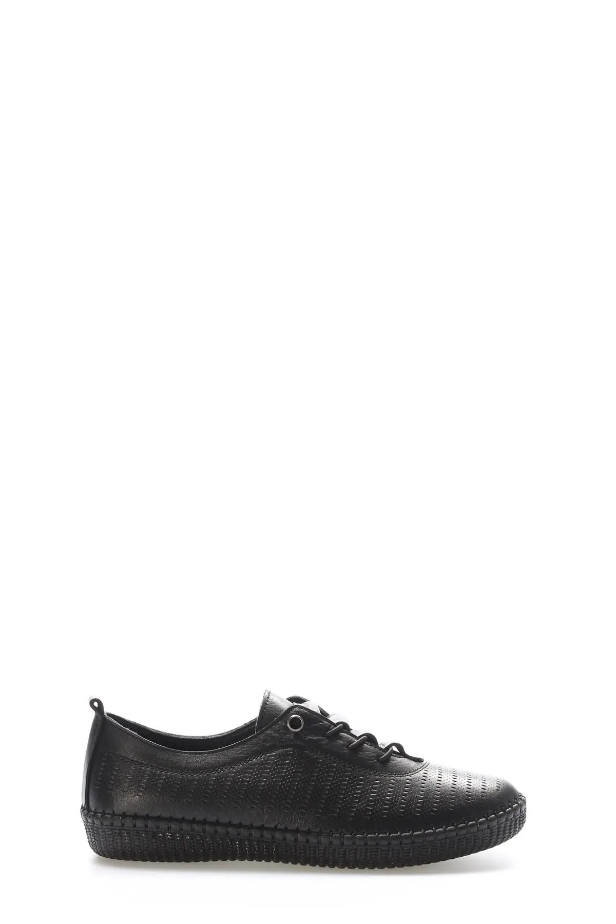 FST Genuine Leather Women's Casual Shoes 164ZA5028 Black - Worthing