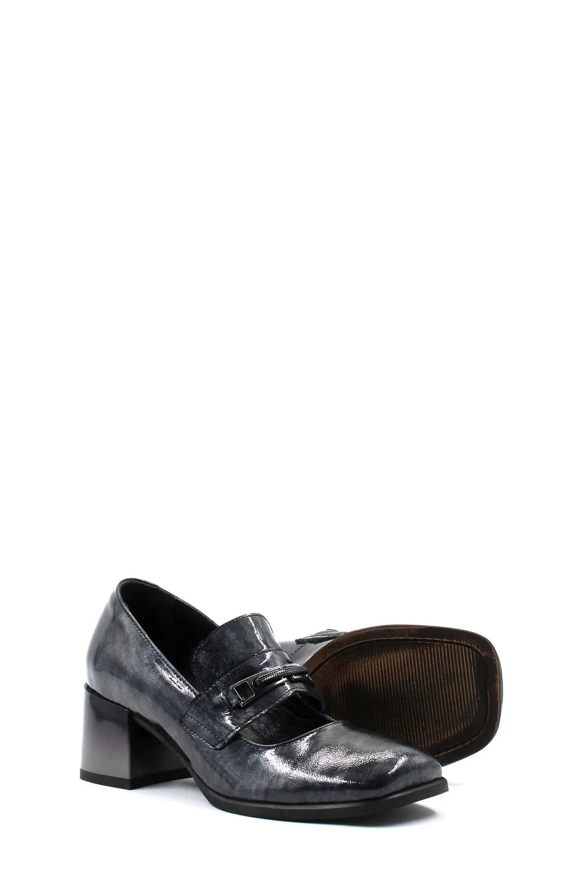 FST Genuine Leather Women's Casual Shoes 171ZA2554 Smoke Patent - Warendorf