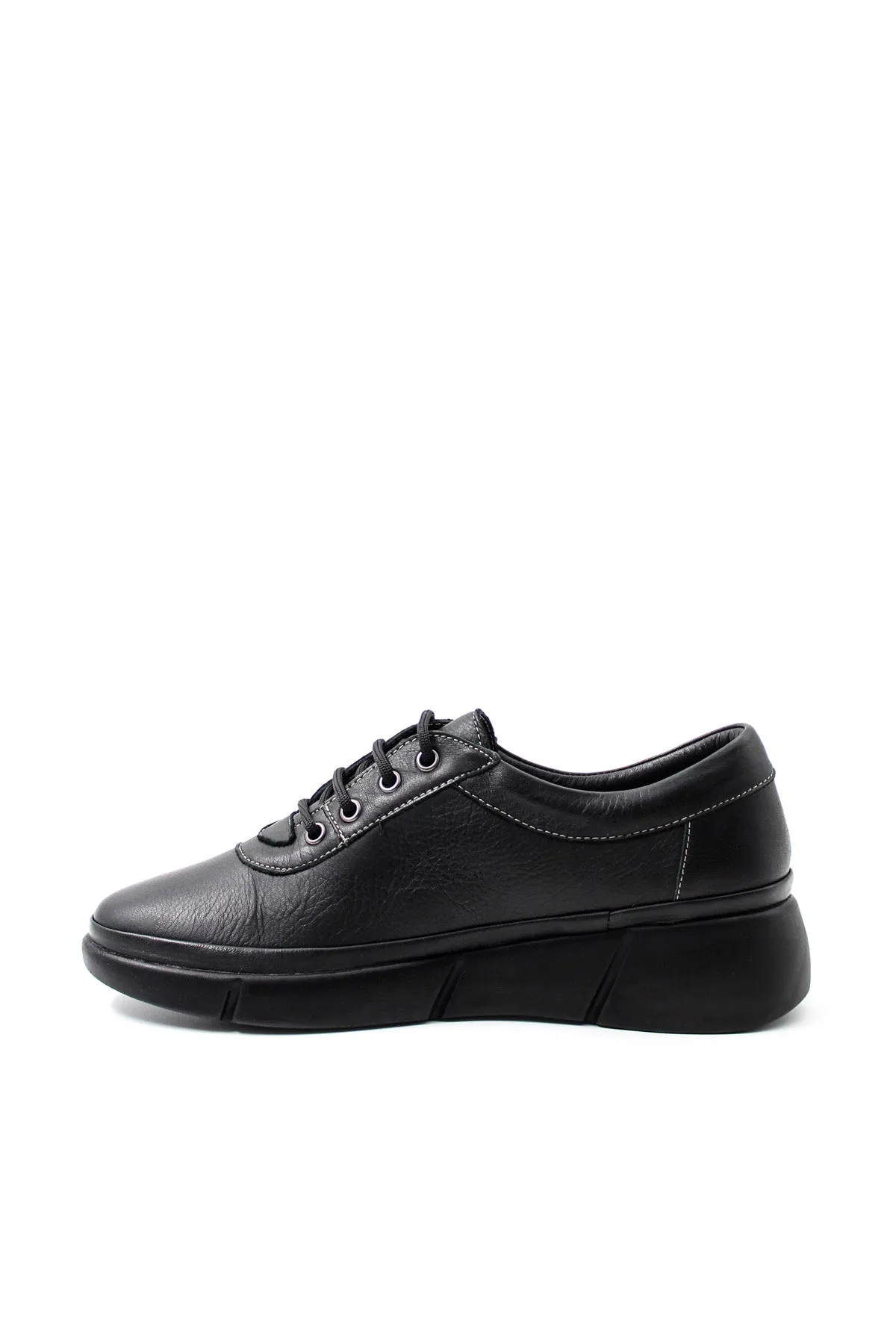 FST Genuine Leather Women's Casual Shoes 408ZA703 Black - Des Moines