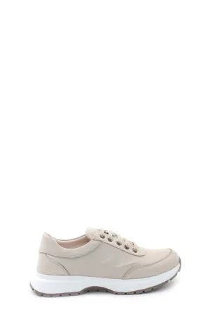 FST Genuine Leather Women's Casual Shoes 583ZA2486 Beige - Sint-Truiden