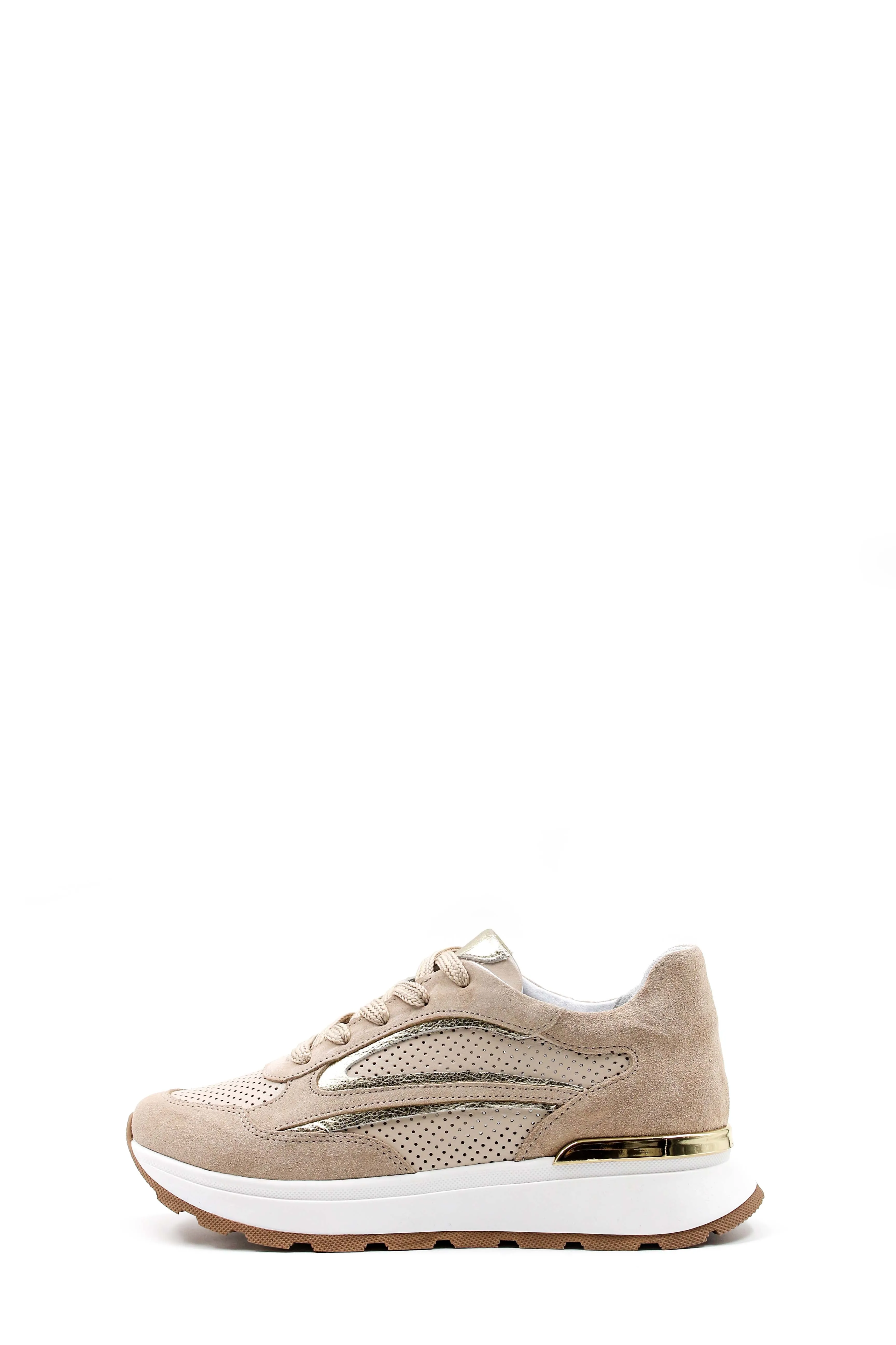 FST Genuine Leather Women's Casual Shoes 757ZA24049 Beige Gold - Oyster Bay