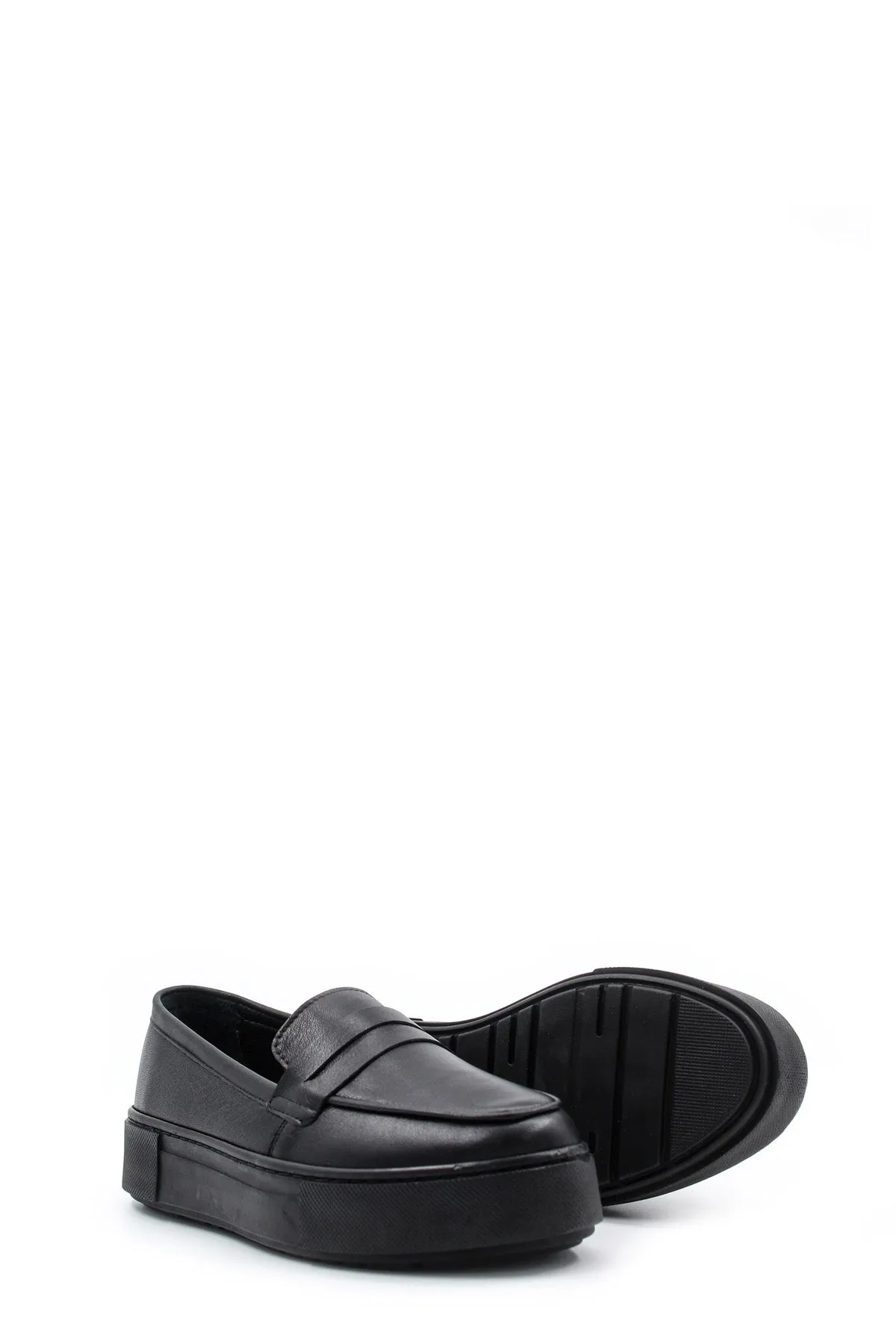 FST Genuine Leather Women's Casual Shoes 881ZA3015 Black - Mafra